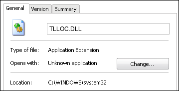 TLLOC.DLL properties