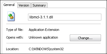 libmcl-3.1.1.dll properties
