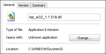 lsp_w32_1.1.518.dll properties