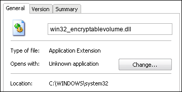 win32_encryptablevolume.dll properties