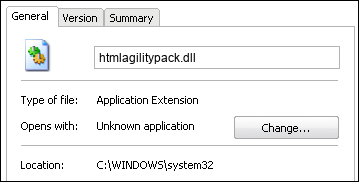htmlagilitypack.dll properties