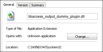 libaccess_output_dummy_plugin.dll properties