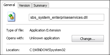 sbs_system_enterpriseservices.dll properties