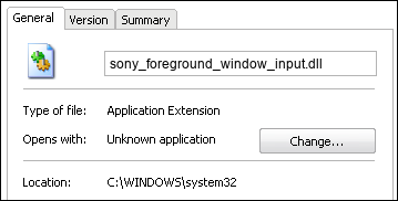 sony_foreground_window_input.dll properties