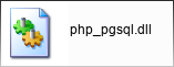 php_pgsql.dll library